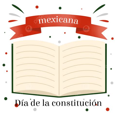 Mexican Constitution Day Png Image Book Red Ribbon Mexican