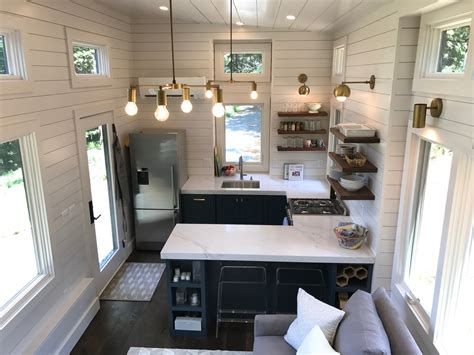 Tiny House Kitchen And Living Room Tiny House Big Design
