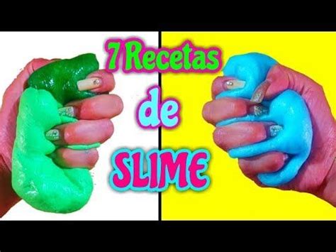7 Recetas De Slime Sin Pegamento Ni Liquido Para Lentillas Ni Borax