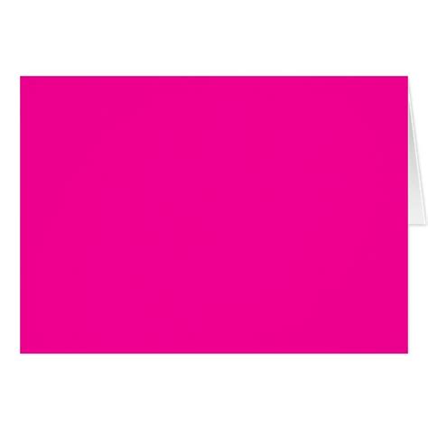 Background Color Ff0099 Fuchsia Magenta Hot Pink Card Zazzle