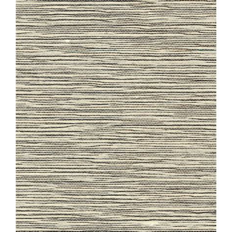 Seabrook Wallpaper Ln11865 Sisal Grasscloth Wallpaper In Ivory And Jet