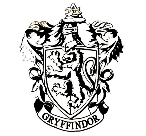 Gryffindor House Crest Things For Work Pinterest