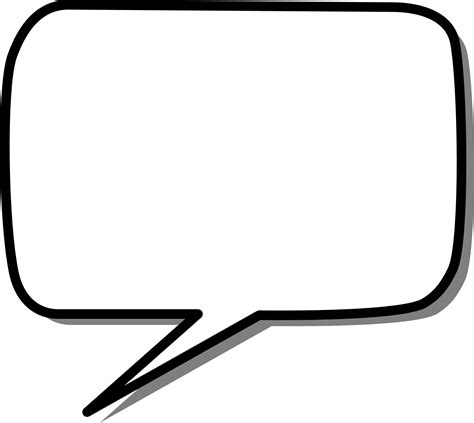 To download, click on one of the templates below. Rectangular Speech Bubble Template | Free Printable ...