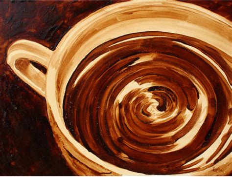 Coffee cup painting on canvas. The Art of Coffee | rijo42 Ingredients Ltd