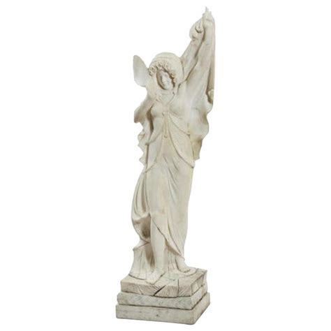 Italian Carved Marble Statue Of A Maiden For Sale At 1stdibs