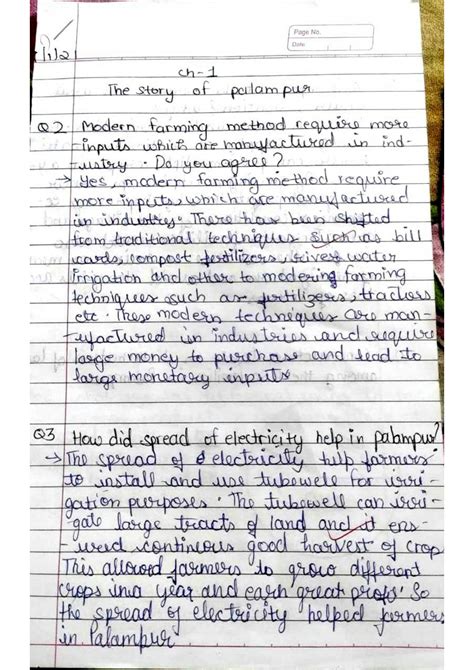 Solution Class 9 Economics Chapter 1 The Story Of Village Palampur