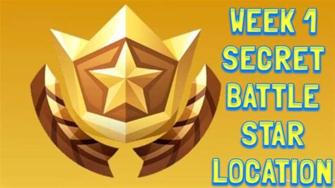 Season 5 Week 1 Secret Battle Star Fortnite Br Youtube