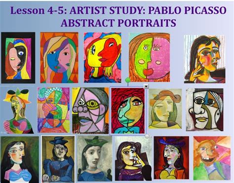 Stage 2 Pablo Picasso Art Smart Board Pages Teach In A Box Picasso