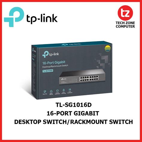 Tp Link Tl Sg1016d 16 Port Gigabit Desktoprackmount Switch