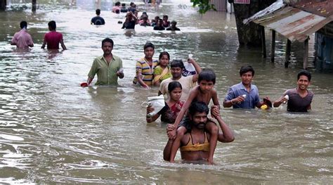 Heavy Rains Floods Continue To Batter Assam West Bengal Bihar Several Dead Millions