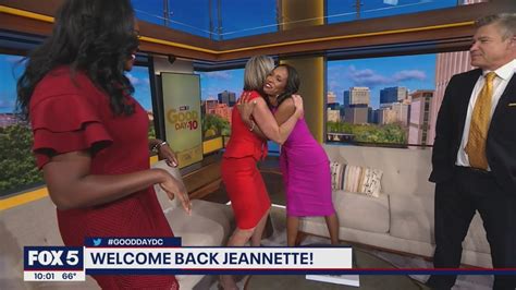 Good Day Dc Welcomes Back Jeannette Reyes Youtube