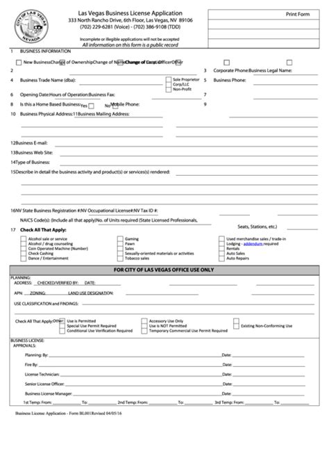 Top Business License Application Form Templates Free To Download In PDF Format
