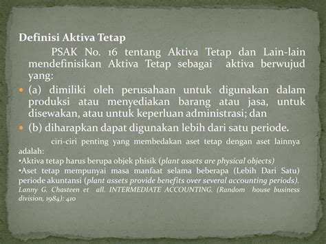 Ppt S Tudi Tentang Akuntansi Penyusutan Aktiva Tetap Dan Metode