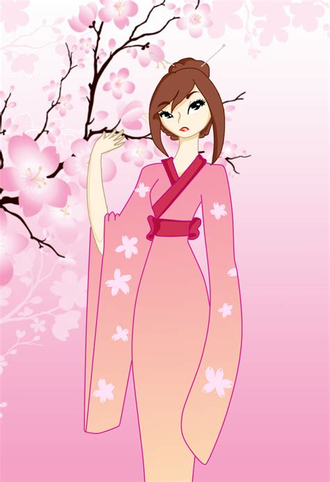 Sakura Kimono By Lavendersketches On Deviantart