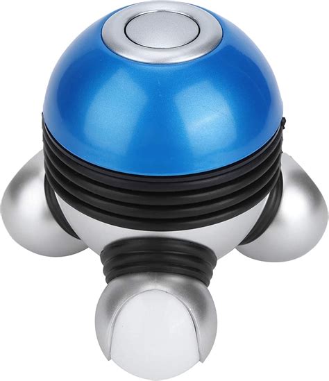 portable body massager mini low noise hand held body vibrating massager with led light for head