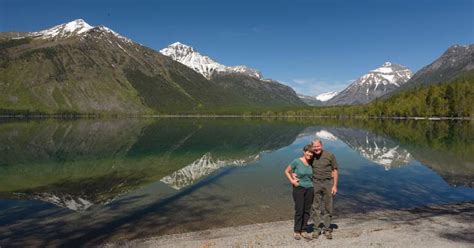 Glacier National Park In Montana Mirrors At Lake