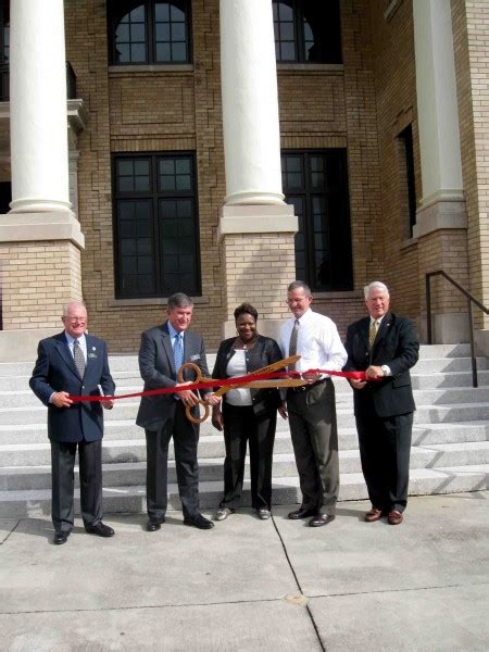 Sumter County Officials Cut Ribbon On 8 Million Courthouse Renovation
