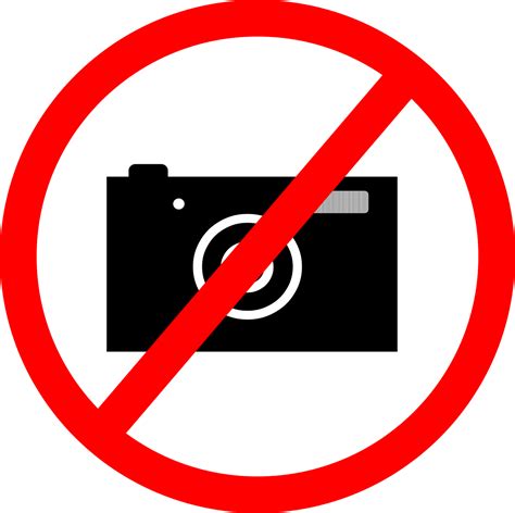 Download Not To Take Pictures Prohibition Of Taking Photos Symbol