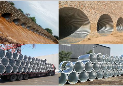 Galvanized Corrugated Culvert Roofing Sheetsteel Pipecorrugated