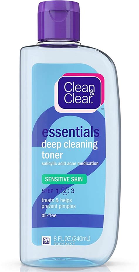 Clean And Clear Deep Cleaning Astringent Sensitive Skin 8 Oz Pack Of 2