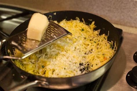 Baked Spaghetti Squash With Garlic And Butter Recipe Steamy Kitchen