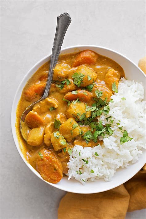 Stir in onions and garlic, and cook 1 minute more. Yellow Coconut Curry Chicken - Life Made Simple