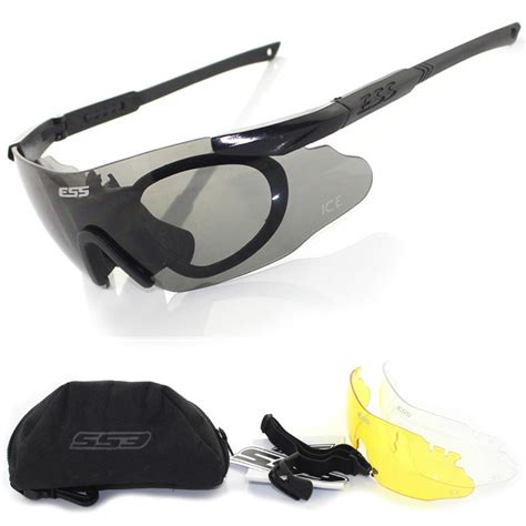 Buy Ess Ice Cycling Sunglasses Tactical Military Glasses Army Goggles 3 Lens