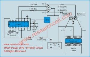 To build a circuit you need a different diagram showing the layout of the parts on breadboard (for. inverter-circuit-diagram | Circuit diagram, Circuit