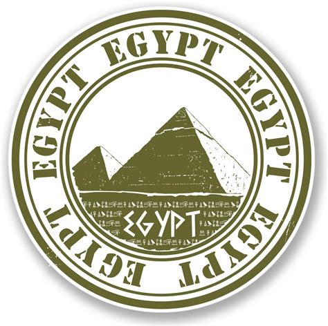 Amazon Com X Egypt Pyramids Vinyl Stickers Toys Games