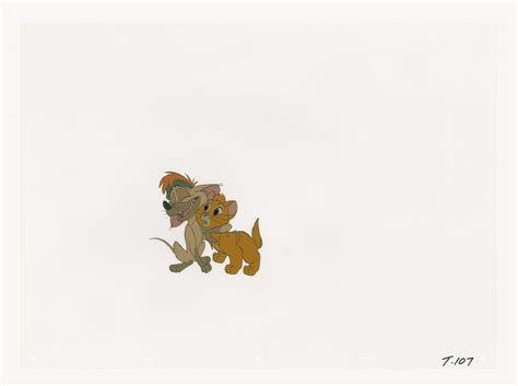 Oliver And Company Production Cel ID Augoliver19301 Van Eaton