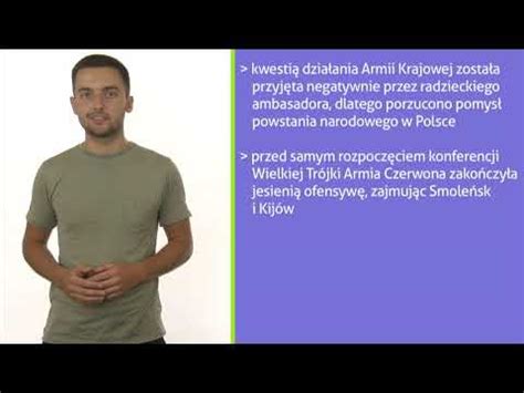 Obok stalina, roosevelta i churchilla w rozmowach uczestniczyli również ministrowie spraw zagranicznych, szefowie pierwsze wiążące decyzje w sprawie polskiej, które zapadały na forum międzynarodowym, zostały wyartykułowane podczas konferencji w teheranie. Konferencja w Teheranie a sprawa polska - YouTube