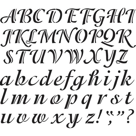 Delta Stencils Alphabet Calligraphy Lettering Fonts Calligraphy Fonts Alphabet Fonts