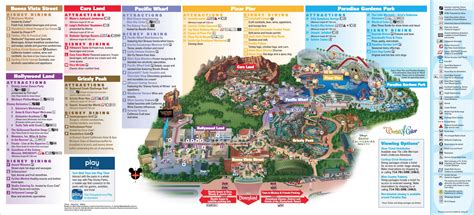 Take a look at the attractions, shopping and dining available on the maps below. Disneyland Park Map in California, Map of Disneyland ...