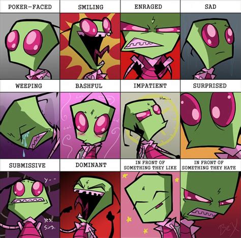 Expression Meme Zim Back In The Habit Invader Zim Characters Invader Zim Invader Zim Dib