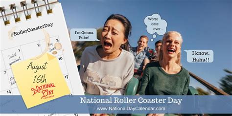 National Roller Coaster Day August 16 Roller Coaster First Roller