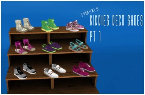 Simsworkshop Kids Deco Shoes 1 By Sympxls • Sims 4 Downloads