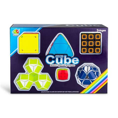 Kit Cubo Mágico 6 Modelos Series Cube Match Special Purpose