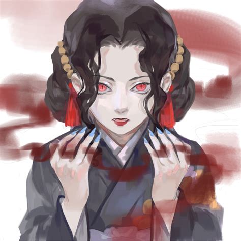 kibutsuji muzan and kibutsuji muzan (kimetsu no yaiba) drawn by user