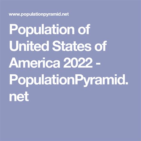 Population Of United States Of America 2022