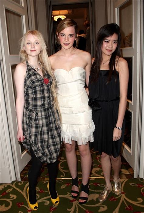 Emma Watson Evanna Lynch And Katie Leung Harry Potter Actresses