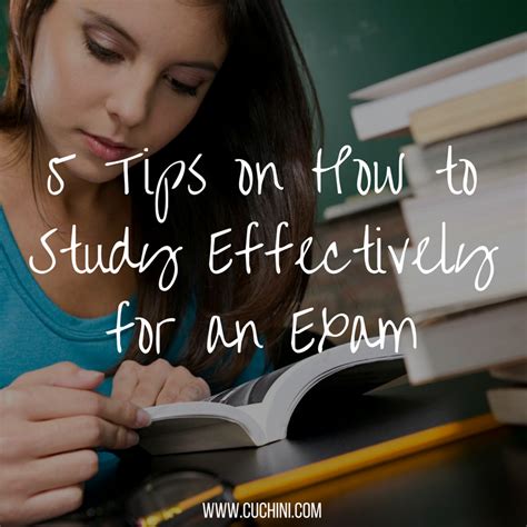5 Tips On How To Study Effectively For An Exam Cuchini Blog