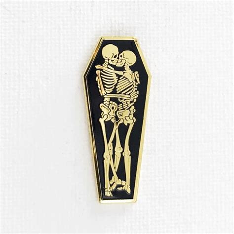 Coffin Love Pin Coffin Enamel Pins Pin