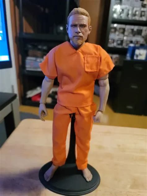 Sons Of Anarchy Jax Teller 16 Scale Figure Custom Prison Outfit Muscle