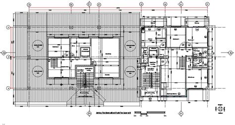 3 Bhk Apartment Flooring Plan Cad Drawing Dwg File Cadbull