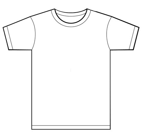 T Shirt Template For Kids Clipart Best