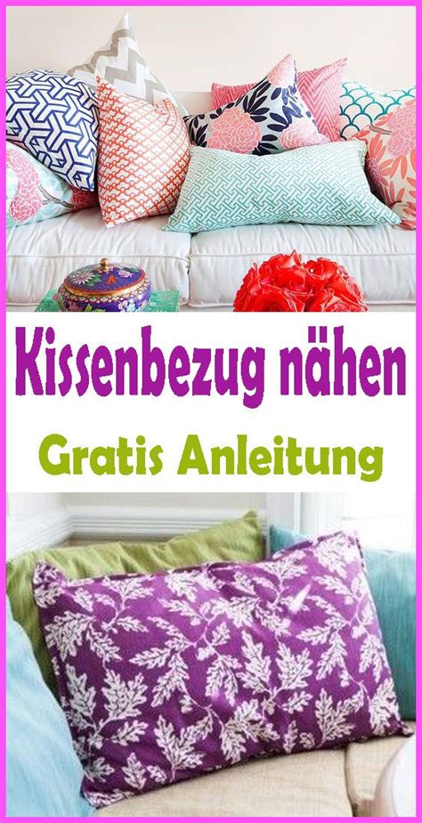 Kostenlose schnittmuster und anleitung nachthose 128 : Kissenbezug nähen - Kostenlose Anleitung und Schnittmuster ...