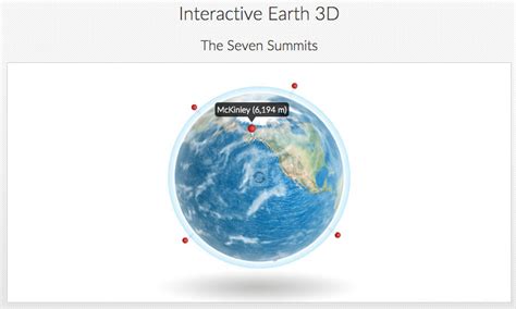 Interactive Earth Globe 3d By Flashfx Codecanyon