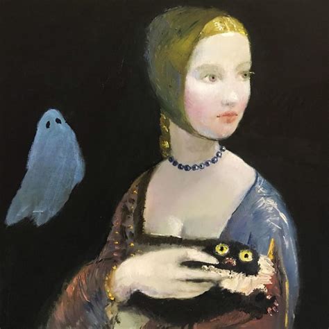 Vanessa Stockard Incruste Ses Chats Dans Toutes Ses Peintures Dessein