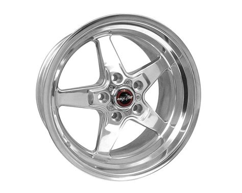 Race Star Wheels 92 Drag Star Wheel 17x95 5x5 0mm Polished Silver 92