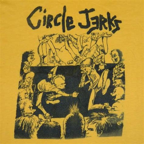 Vtg Circle Jerks T Shirt 80s Hand Printed Ltd Run Black Flag Dead Kennedys